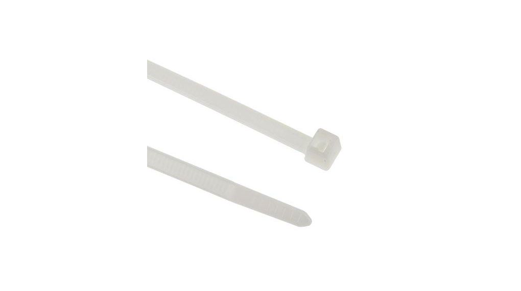 Opaska kablowa, 200 mm x 4,6 mm, naturalny nylon, Pk-500
